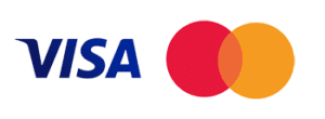 Visa and Mastercard accepted