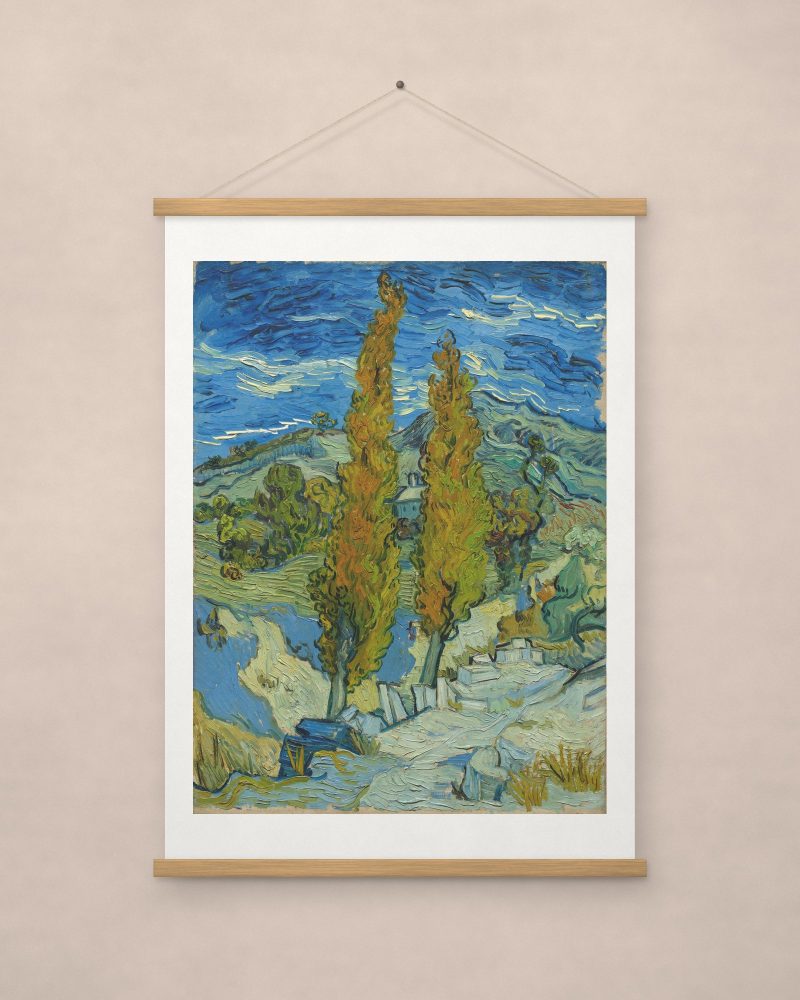 Two Poplars in the Alpilles near Saint-Rémy