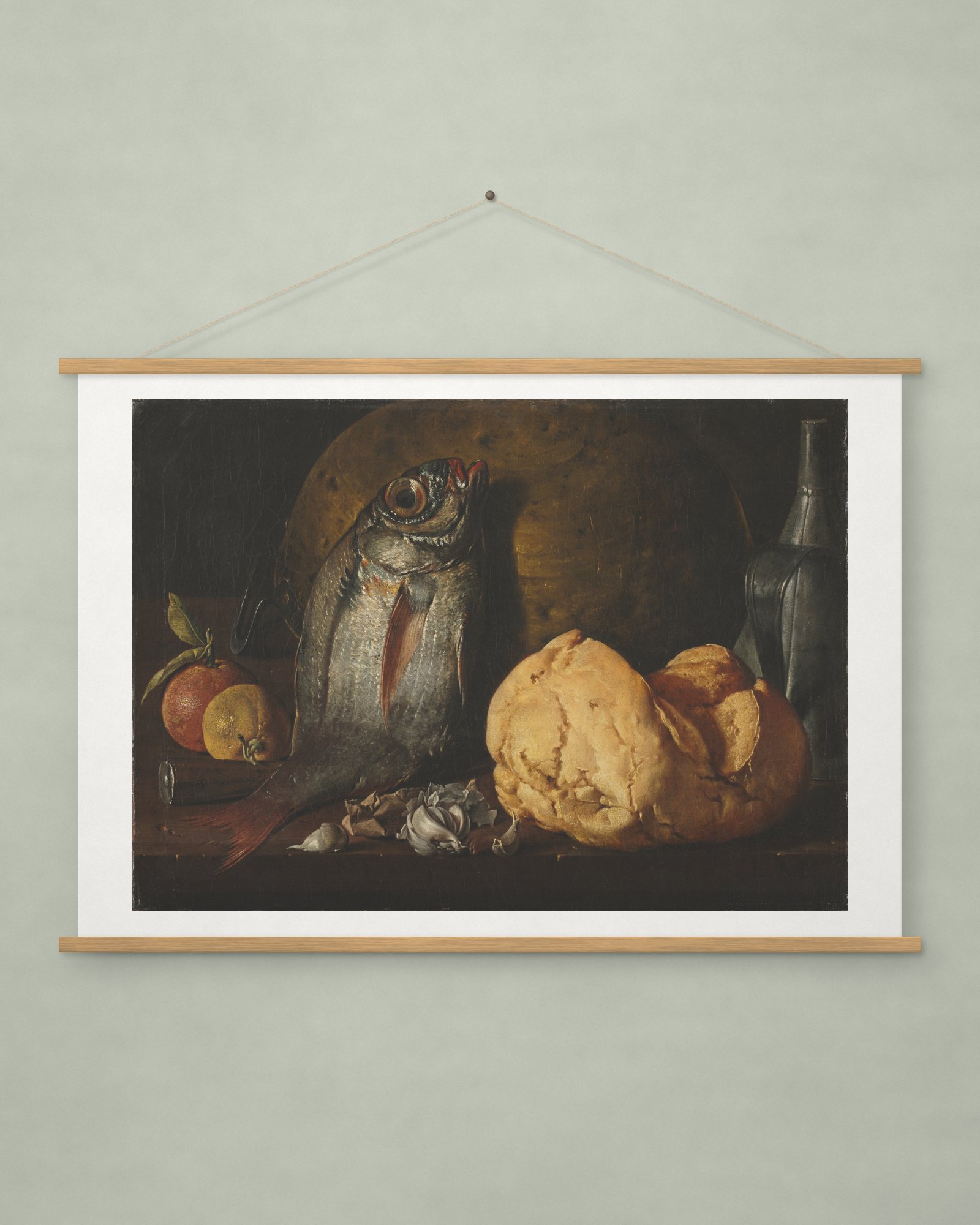 Still Life with Fish, Bread, and Kettle