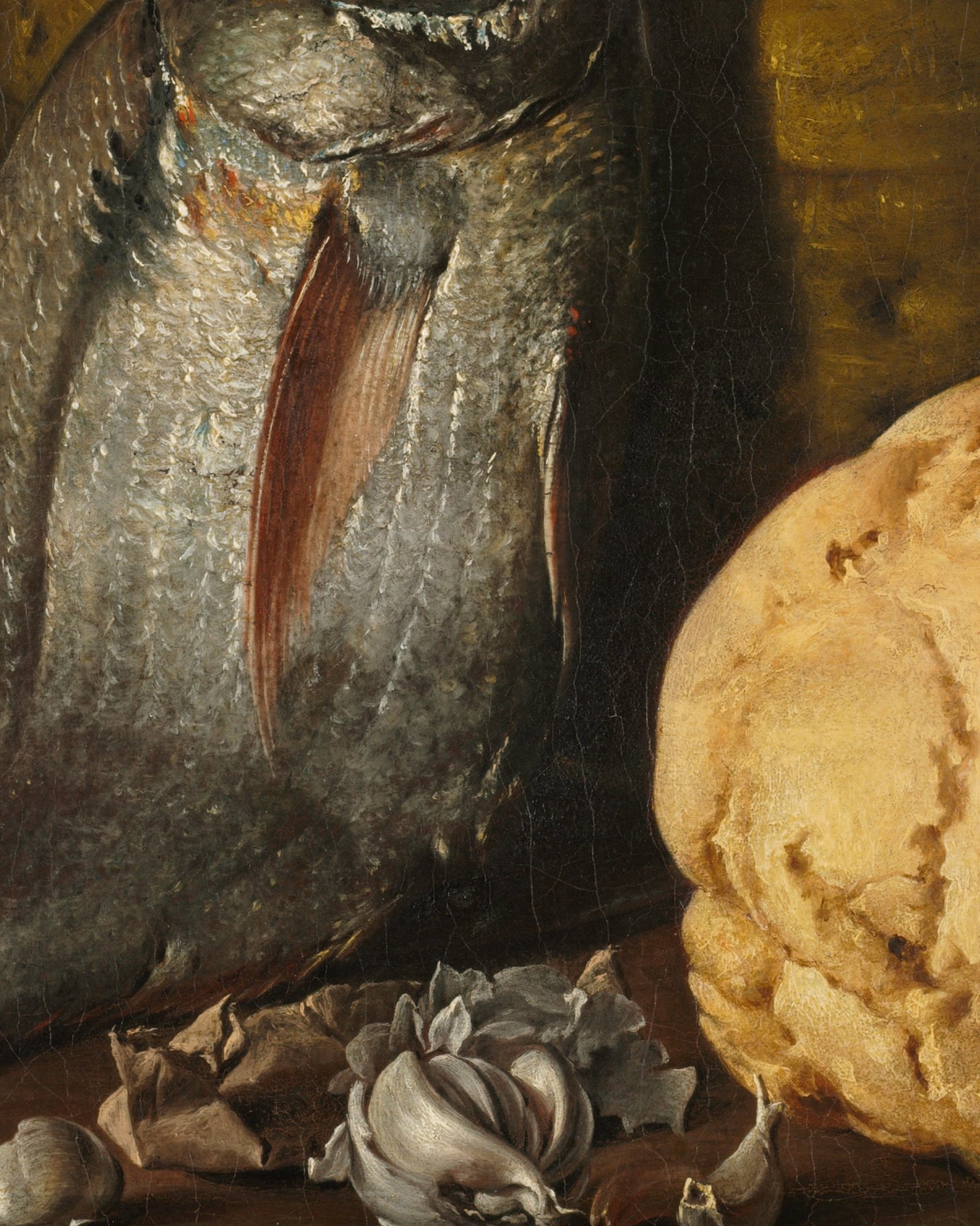 Still Life with Fish, Bread, and Kettle — 3