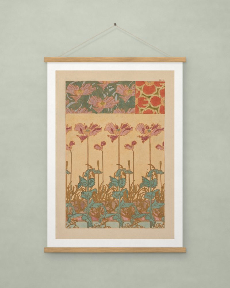 Oriental Poppies, from Documents Décoratifs