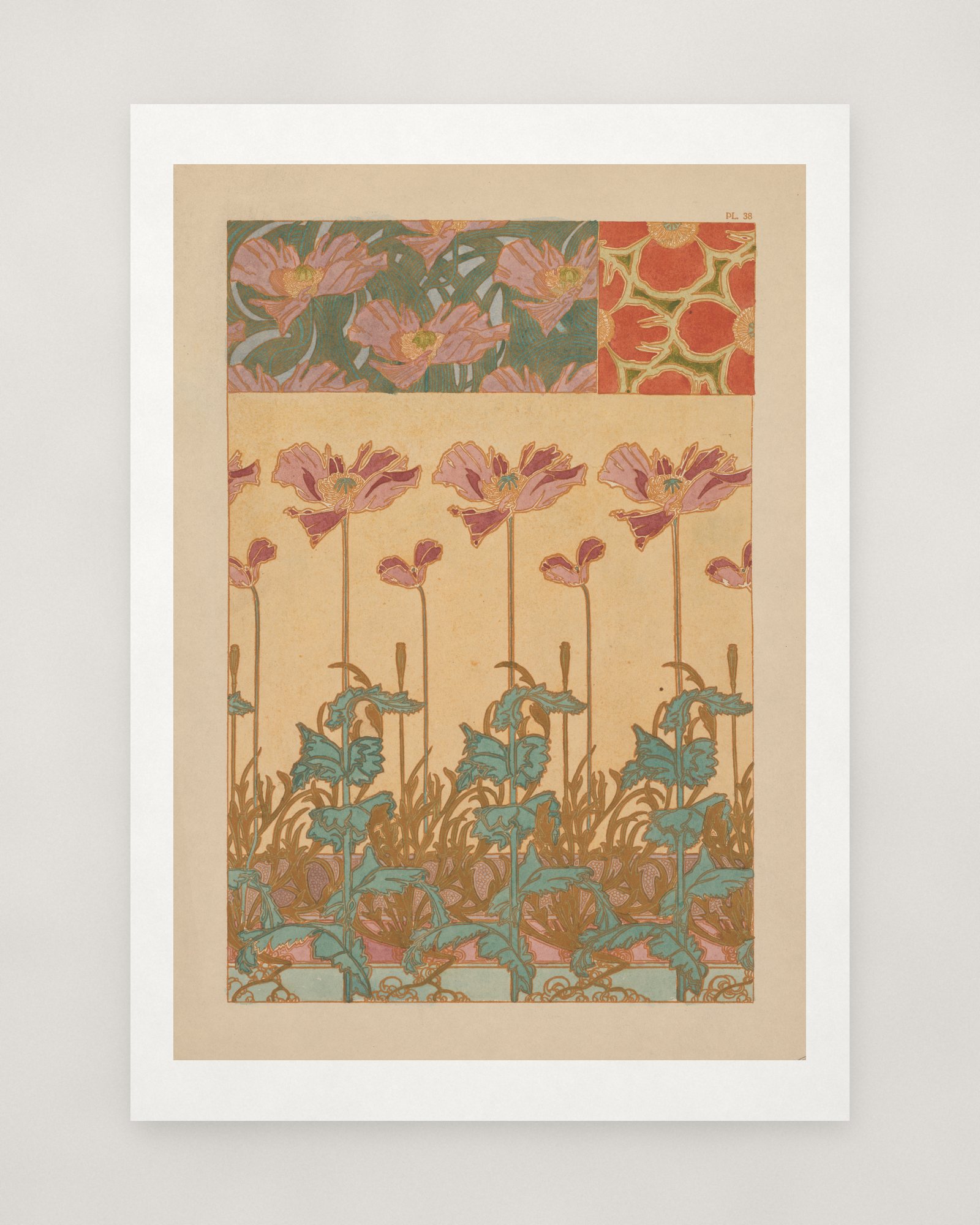 Oriental Poppies, from Documents Décoratifs — 2