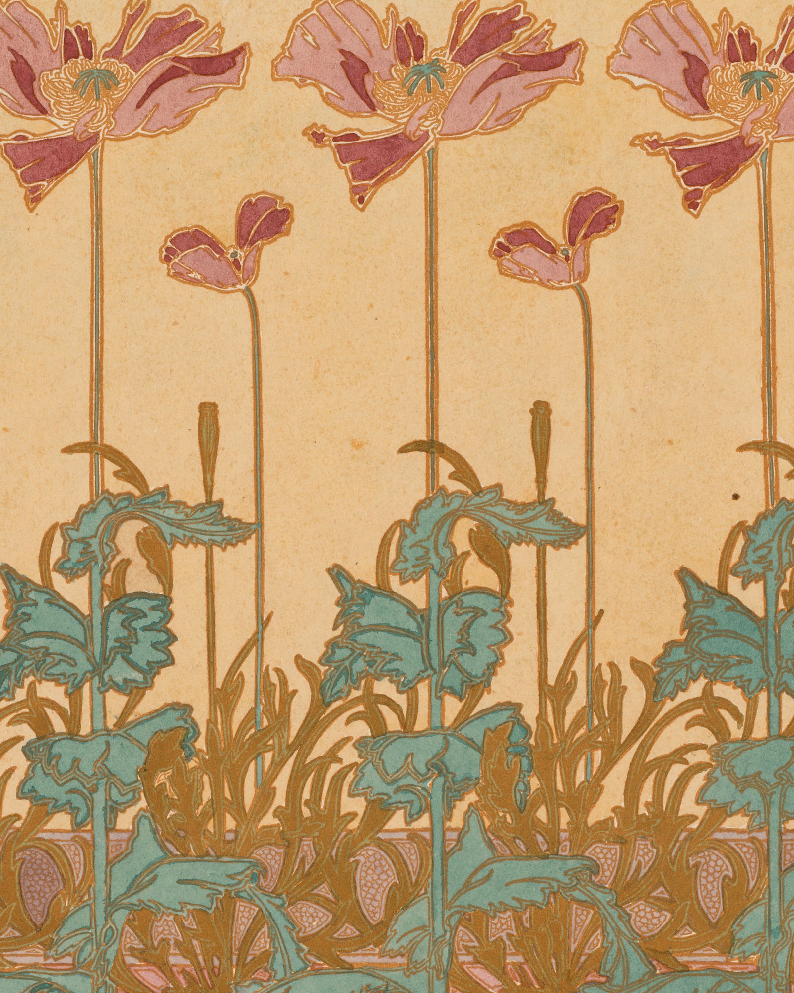Oriental Poppies, from Documents Décoratifs — 3