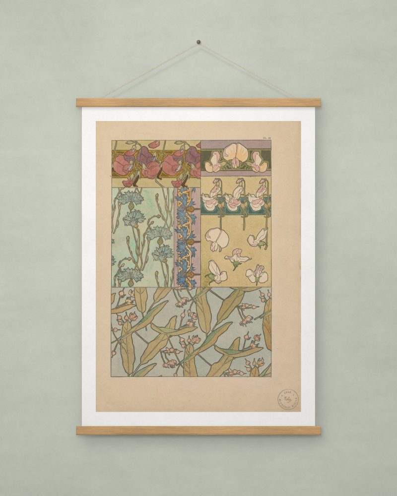 Sweet Peas, from Documents Décoratifs
