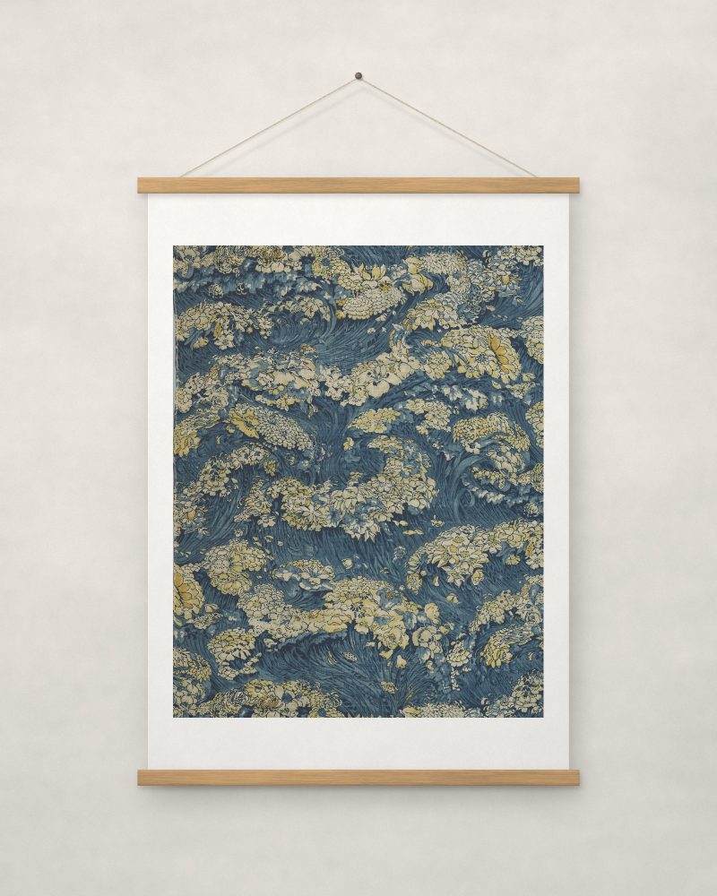 Cloth with Floral Sea Design