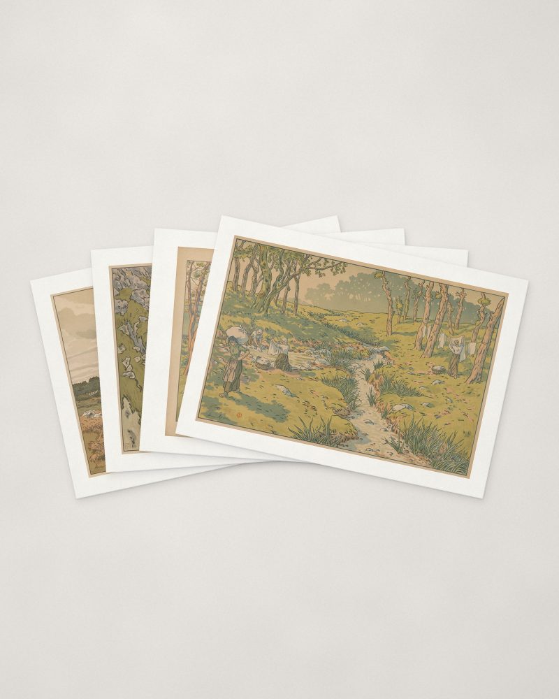 Rivière Cards — four cards fanned