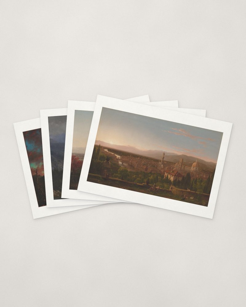 American Landscape Cards — four cards fanned